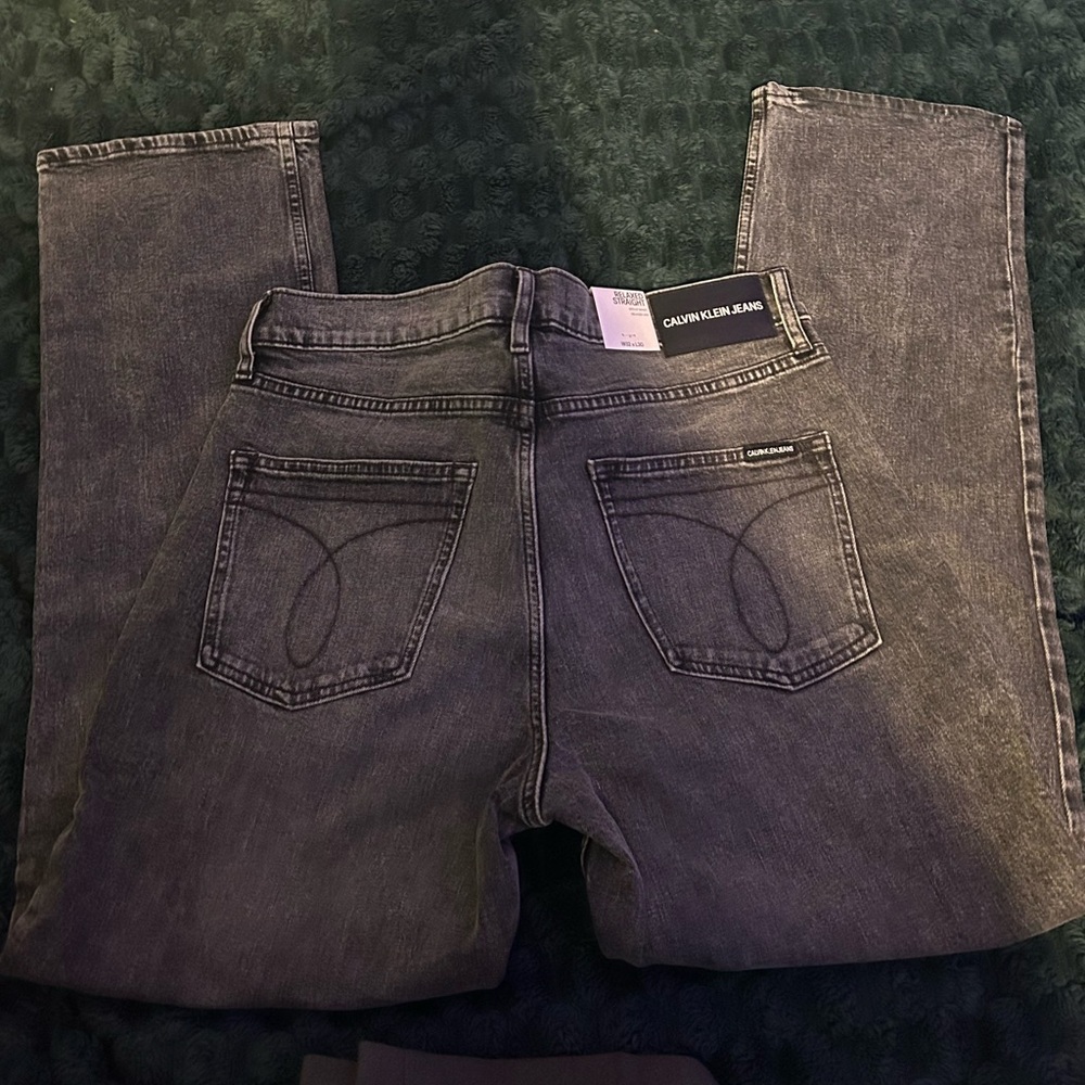 Calvin Klein Charcoal Denim Pants